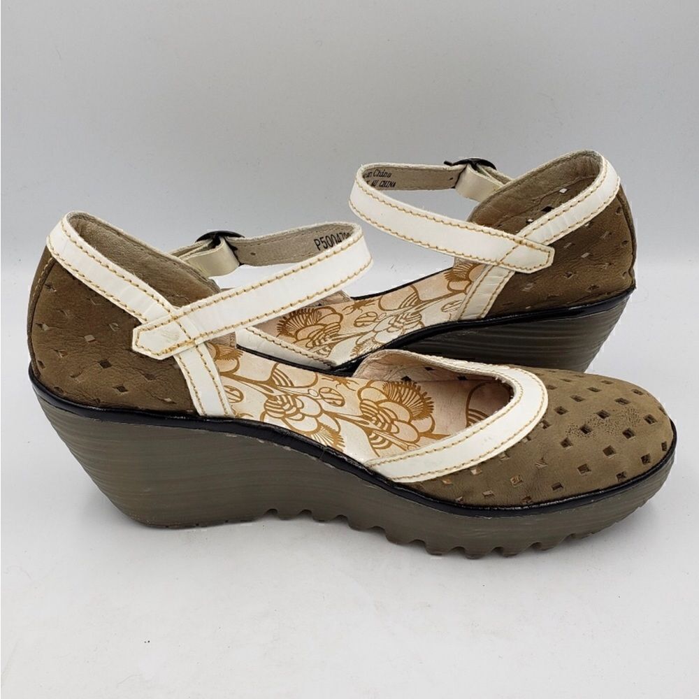 Fly London Wedge Closed Toe Sandal - Picture 7 of 13